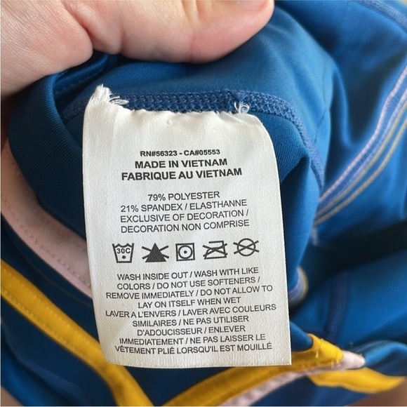 Nike Dri-Fit Size XXS High-Rise Blue Activewear Leggings. - Picture 7 of 7